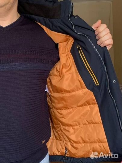 Куртка мужская демисезонная с капюшоном