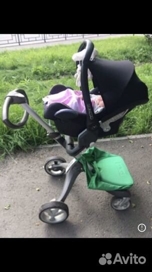 Stookke коляска 2в 1 с автолюлькой