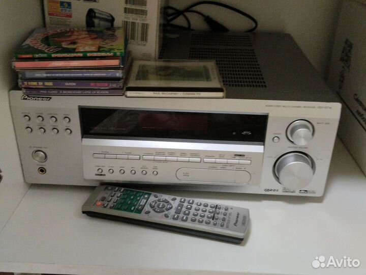 Av ресивер pioneer vsx D714, комплект JBL 5s