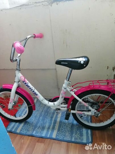Велосипед 4 колёсный для девочки