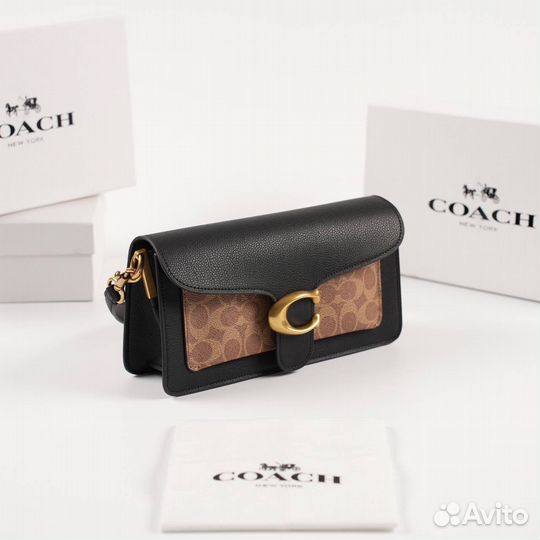 Сумка натуральная кожа Coach