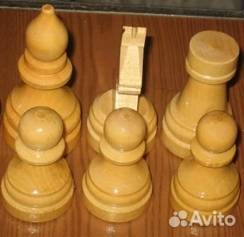Шахматы турнирные деревянные без доски (орл)