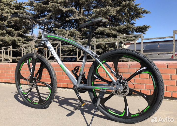 Велосипед на литых дисках