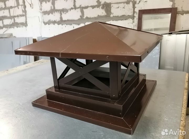 Флюгарка на трубу, дымник, оголовок