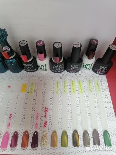 Продам набор гель-лаков + все для дизайна ногтей