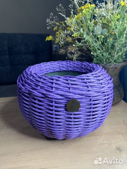 Кашпо из ротанга 7л