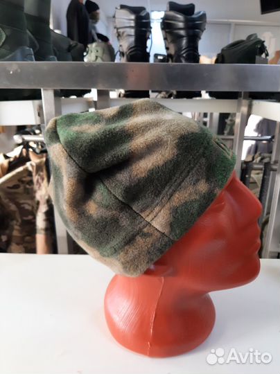 Шапка флисовая мох