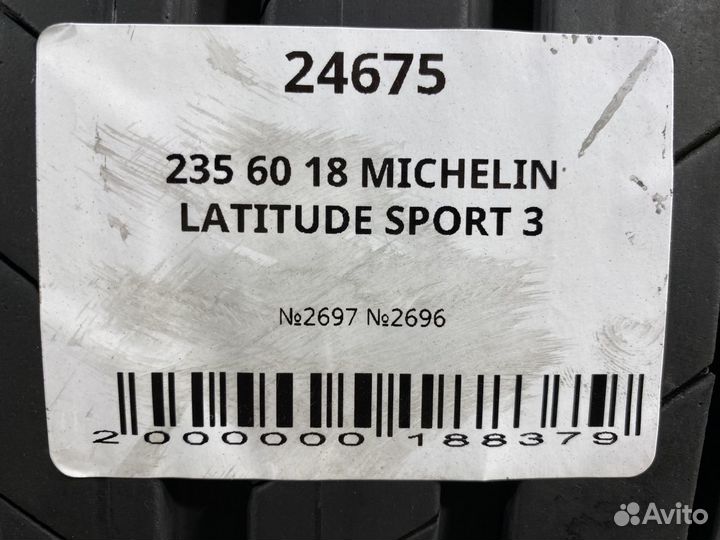 Michelin Latitude Sport 3 235/60 R18 103V