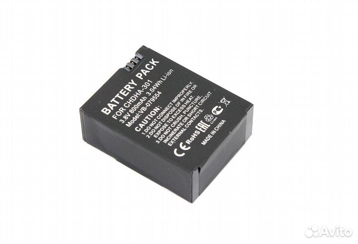 Аккумулятор GoPro HD hero (chdha-301) 3,8V 800mAh