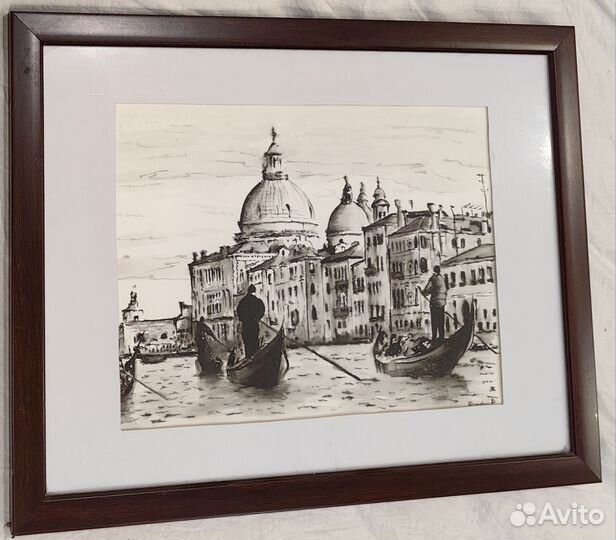 Картина Венеция акварель