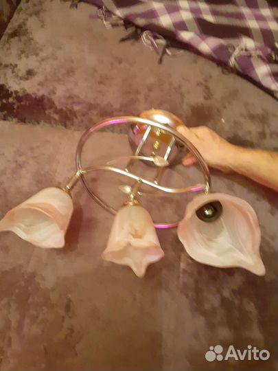 Люстра потолочная бу