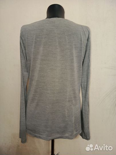 Шелк 100 COS лонгслив шелковый серый 46, М