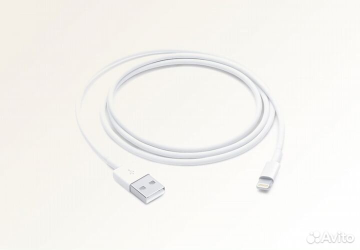 Кабель Apple USB-A - Lightning Cable 1.0m (Белый)