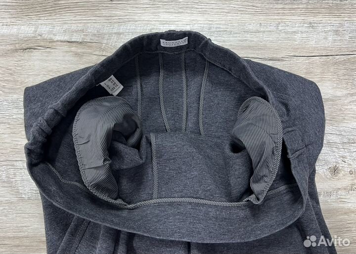 Brunello Cucinelli женские серые трикотажные брюки