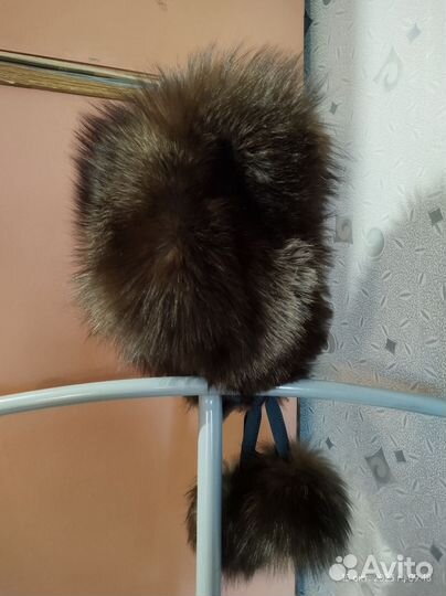 Женская зимняя меховая шапка