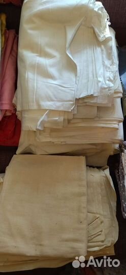 Ткань: Хлопок, лён, ситец СССР, вафля и др. ткань