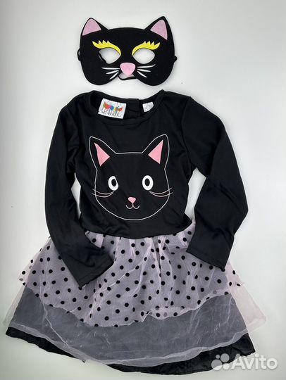 Костюм платье кошки на рост 98/104 новое