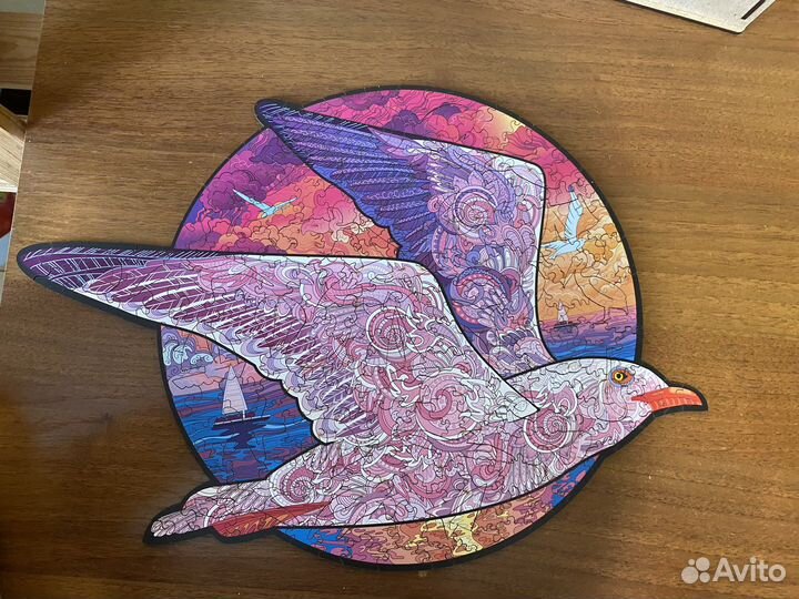 Пазл деревянный Чайка