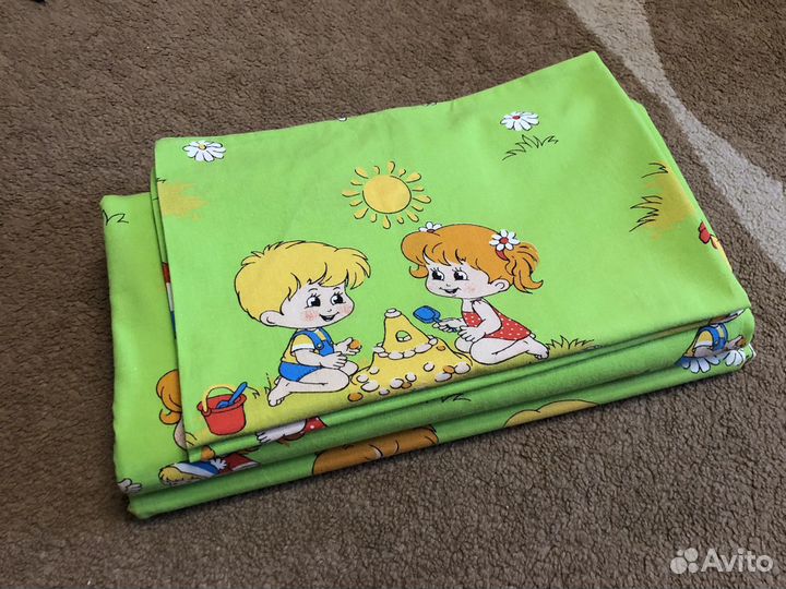 Новый комплект дет. постельн. белья (хлопок)