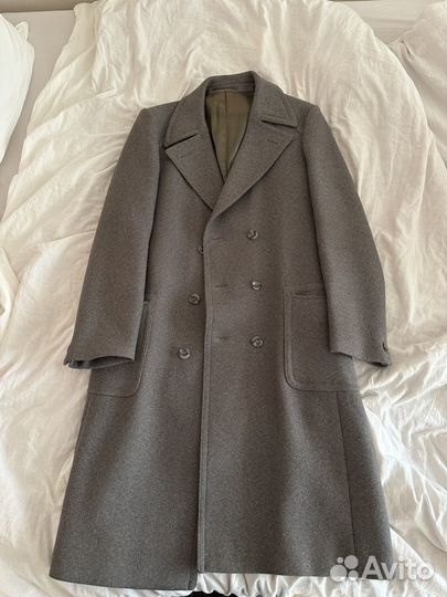 Шерстяное пальто мужское винтаж