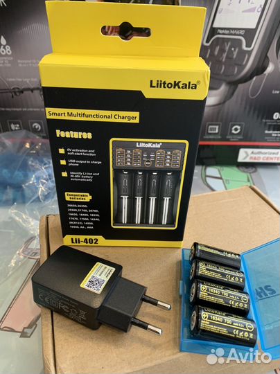 Аккумулятор cr123,16340 -4 шт + З/У