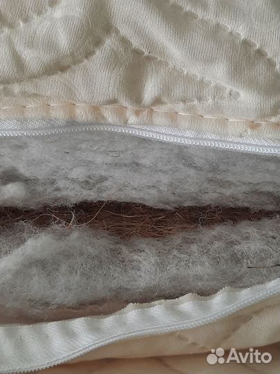 Матрас в детскую кроватку круг/овал из 3х частей