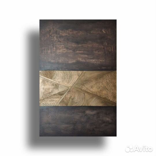 Интерьерная абстрактная картина «Часы»