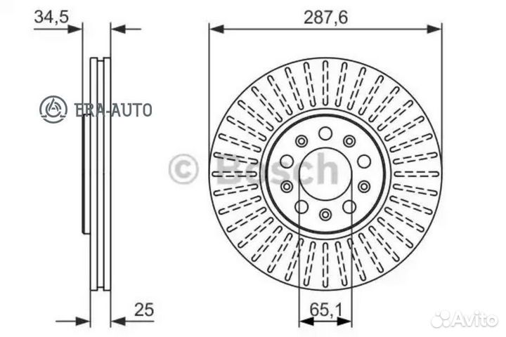 Bosch 0 986 479 914 Диск тормозной передний premium2