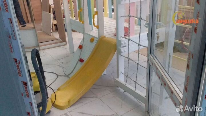 Игровой комплекс домик горка в квартиру