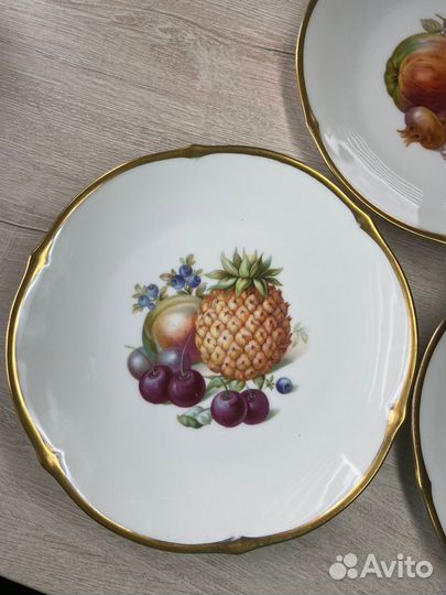 Тарелки Шуман, Германия, фрукты