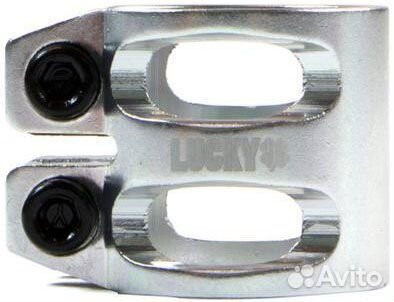 Зажим lucky Double Clamp Polished Soc914