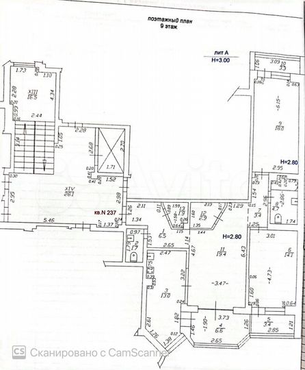 3-к. квартира, 100 м², 9/10 эт.