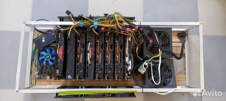 Майнинг ферма rx 580 8gb