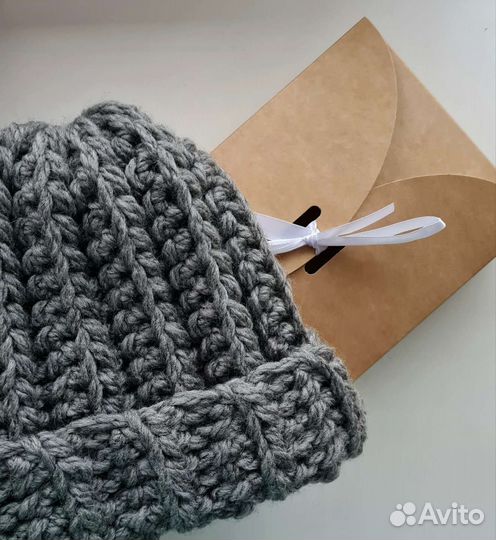 Шапка вязаная новая