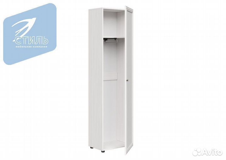 Оскар-7А Пенал со штангой Дуб Крафт Белый