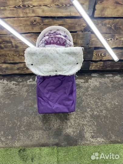 Детские санки коляска с колесами