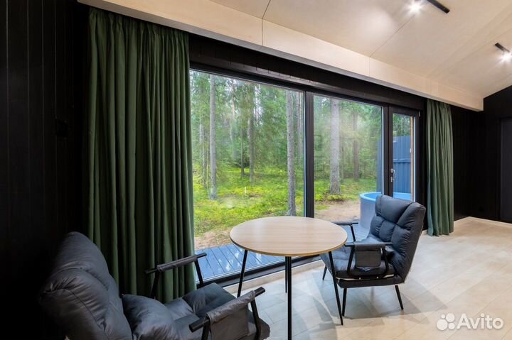 База отдыха в сосновом лесу с купелями