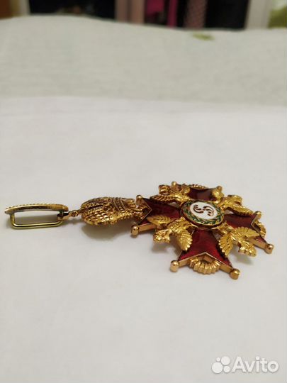 Орден Станислава с короной оригинал ммд 1997