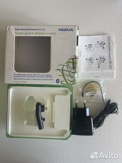 Bluetooth гарнитура nokia BH-216