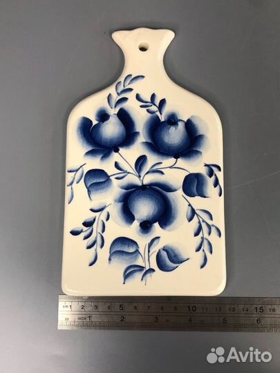 К.2404 Доска разделочная, Гжель, 20 см