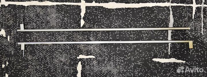 Рейлинг металлический хром (2 метра)