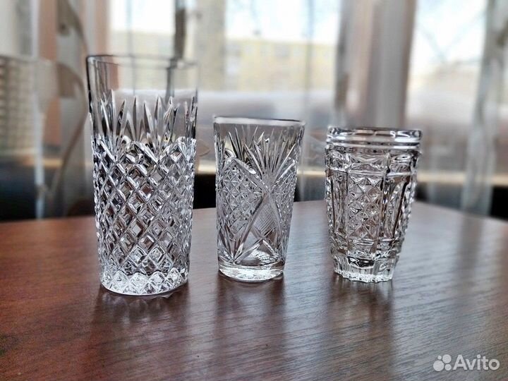 Хрустальные стаканы СССР