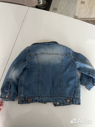 Джинсовая куртка zara 92 для мальчика