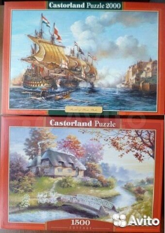 Пазлы бу и запечатанные Castorland Puzzle