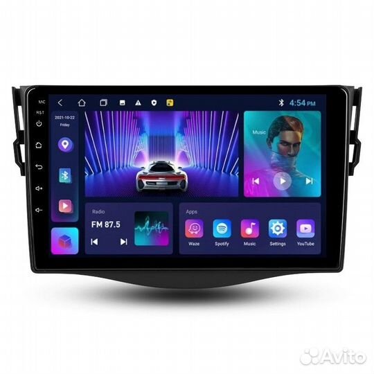 Магнитола Тойота RAV4 2005-2013 Андроид 2+32Гб