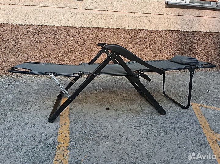 Шезлонг раскладушка 3в1 туристический/ До 180кг