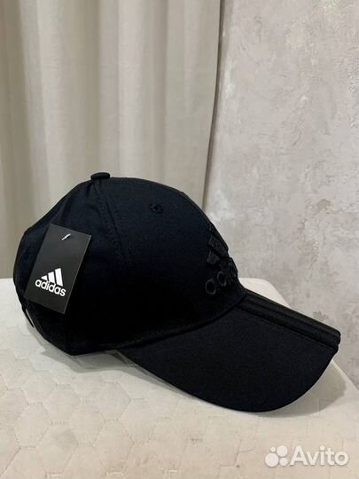 Бейсболки adidas, мужская, черная