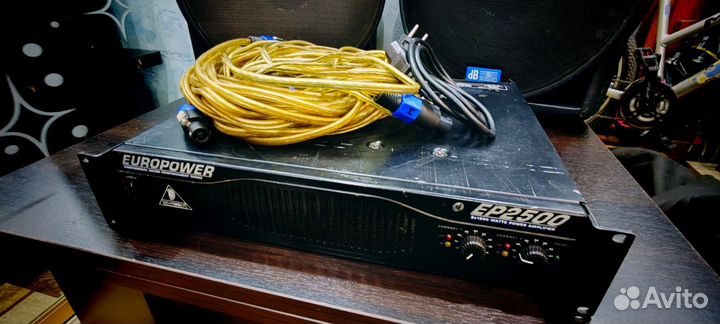 2 Колонки Opera 302 lyric + Behringer EP2500