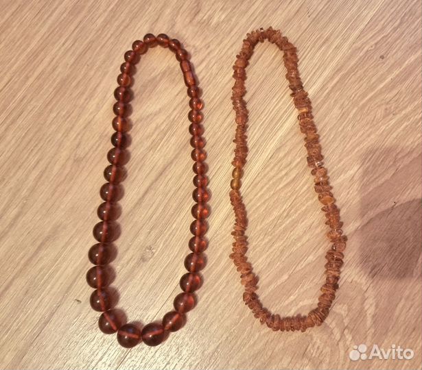 Бусы янтарь СССР