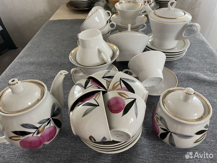 Чайные сервизы кузяево и дулево